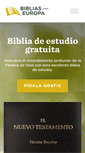 Mobile Screenshot of bibliasparaeuropa.org